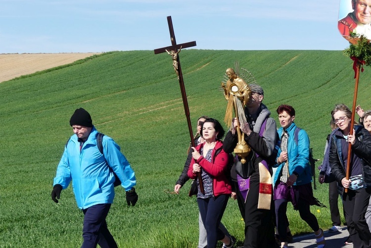 Z Witkowic do Wieprza - II dzień w drodze do Łagiewnik