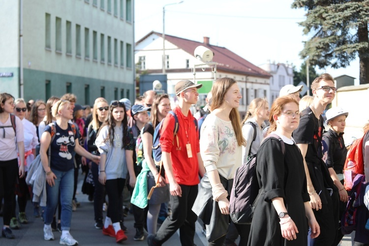 Grupa bł. ks. Sopoćki w gościnie u św. Jana Kantego - w parafii św. Katarzyny i Małgorzaty w Kętach - 2023