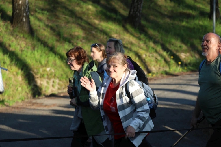 Powitanie grupy św. Matki Teresy na noclegu w Malcu