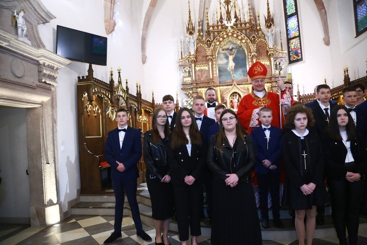 Bierzmowanie w Bobowej