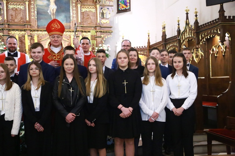 Bierzmowanie w Bobowej