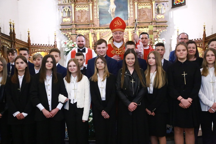 Bierzmowanie w Bobowej