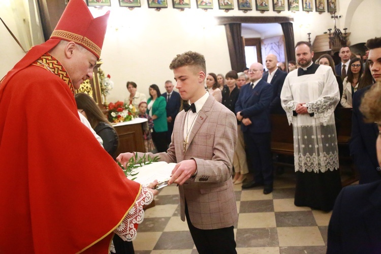 Bierzmowanie w Bobowej