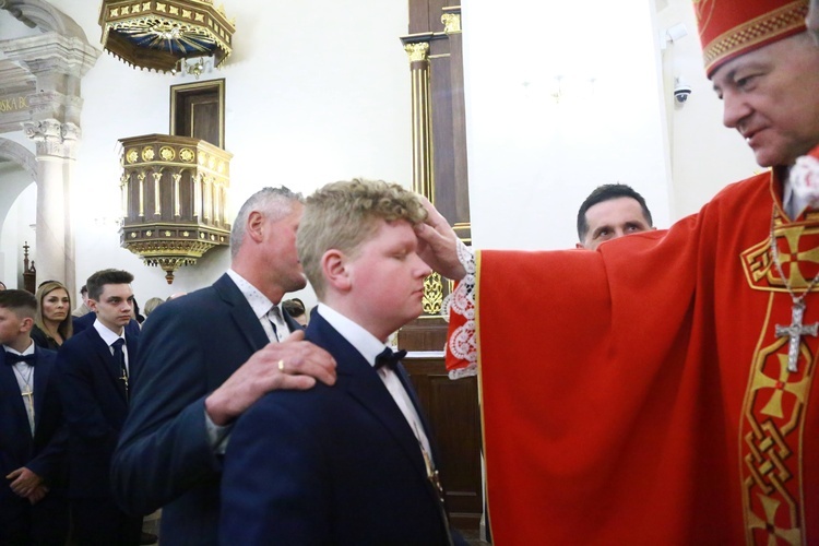 Bierzmowanie w Bobowej