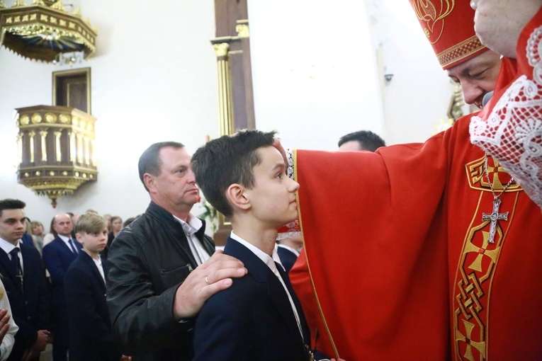 Bierzmowanie w Bobowej