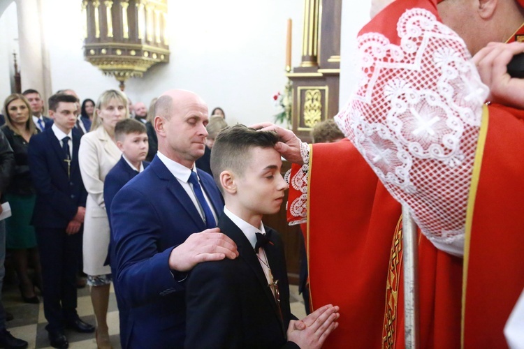 Bierzmowanie w Bobowej