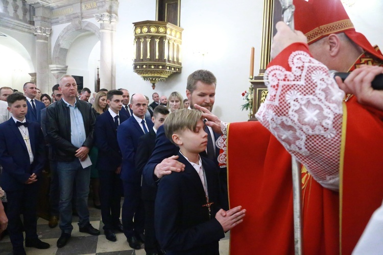 Bierzmowanie w Bobowej