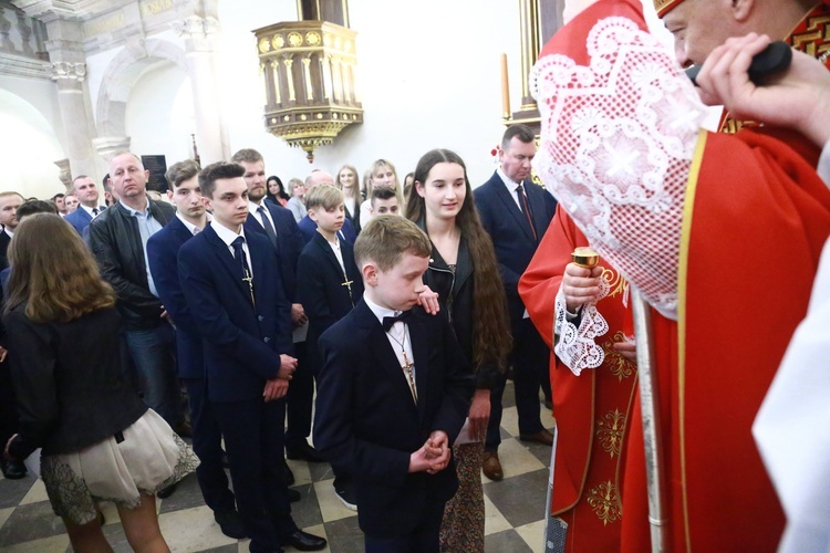 Bierzmowanie w Bobowej