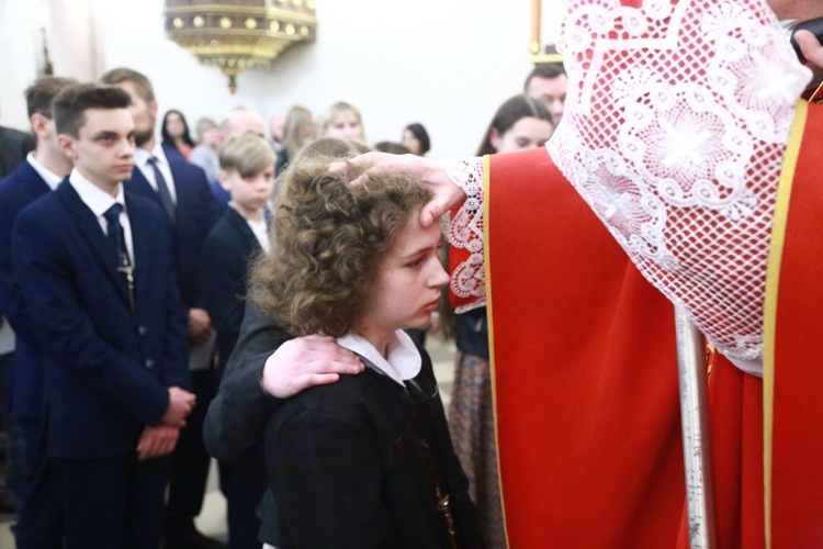 Bierzmowanie w Bobowej