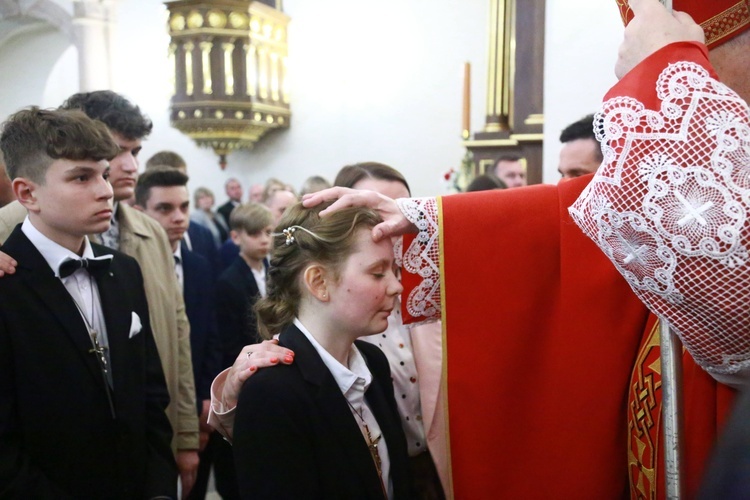 Bierzmowanie w Bobowej