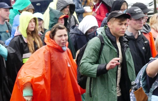 Pielgrzymi łagiewniccy dotarli do celu - w sanktuarium św. Jana Pawła II - 2023