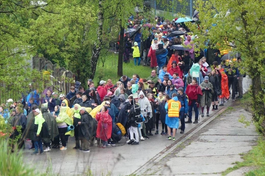 Pielgrzymi łagiewniccy dotarli do celu - w sanktuarium św. Jana Pawła II - 2023
