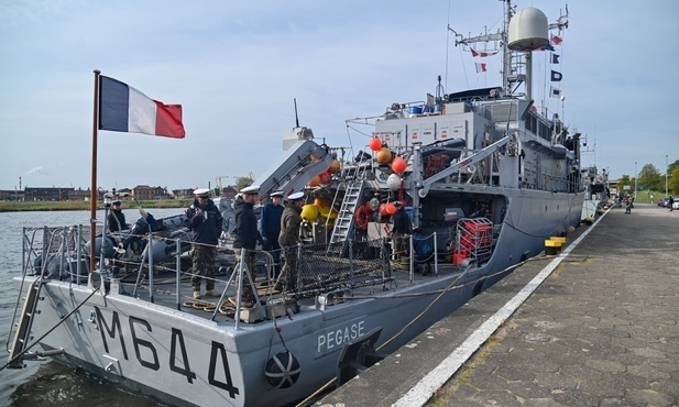Pięć okrętów "Tarczy Przeciwminowej" NATO przybiło do szczecińskich nabrzeży