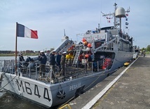 Pięć okrętów "Tarczy Przeciwminowej" NATO przybiło do szczecińskich nabrzeży