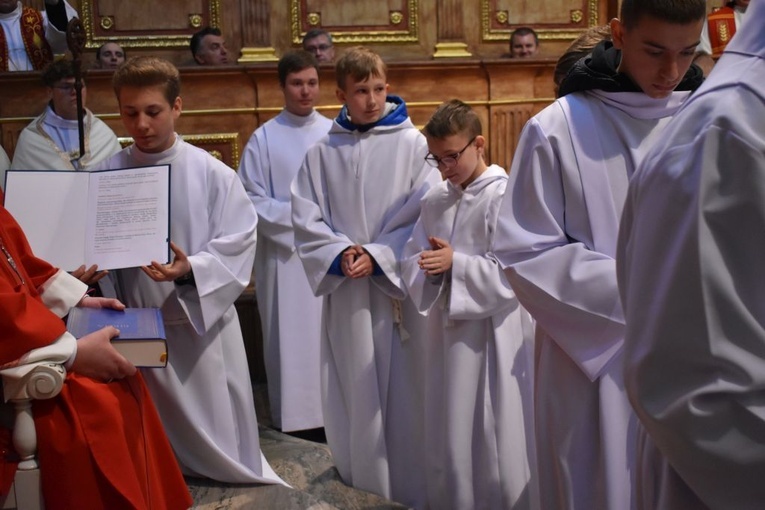 Ministranci z całej diecezji przyjechali dziś na pielgrzymkę do Paradyża