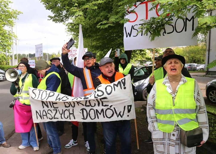 Protest w Libiążu 2023