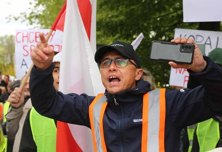 Protest w Libiążu 2023