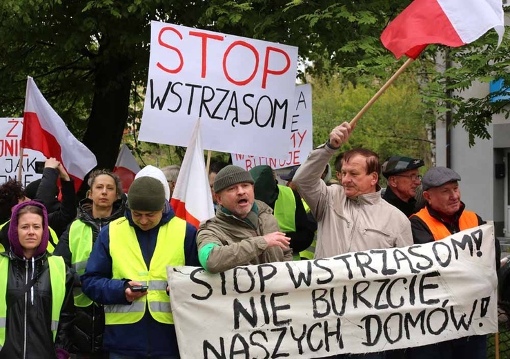 Protest w Libiążu 2023