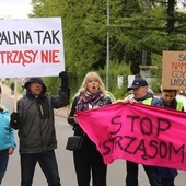 Libiąż. Protesty przeciw wstrząsotwórczej eksploatacji