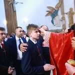 Bierzmowanie w Łękach Górnych