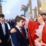 Bierzmowanie w Łękach Górnych