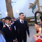 Bierzmowanie w Łękach Górnych