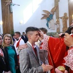 Bierzmowanie w Łękach Górnych