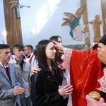 Bierzmowanie w Łękach Górnych