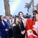 Bierzmowanie w Łękach Górnych