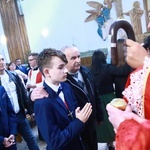 Bierzmowanie w Łękach Górnych