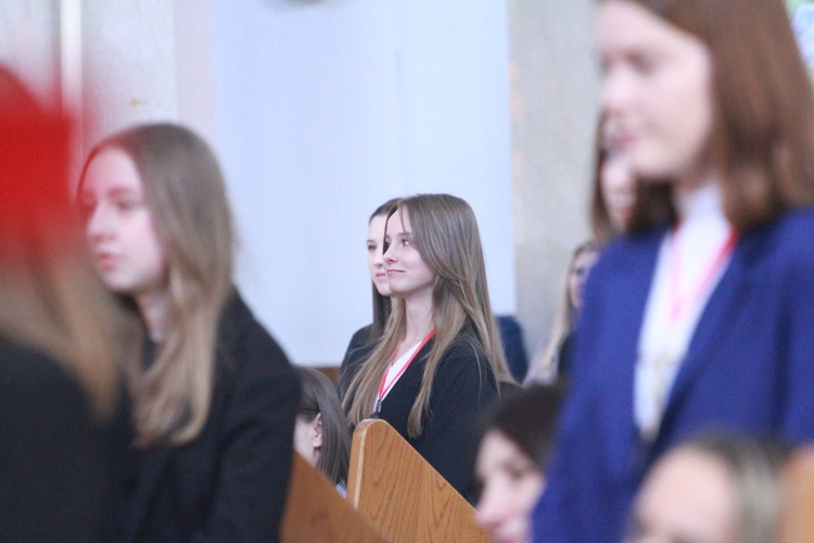 Bierzmowanie w Łękach Górnych