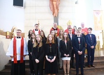 Bierzmowanie w Łękach Górnych