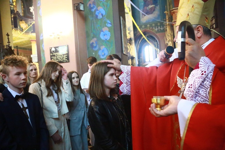 Bierzmowanie w Pilźnie