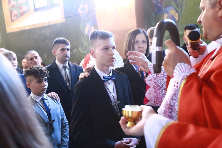 Bierzmowanie w Pilźnie