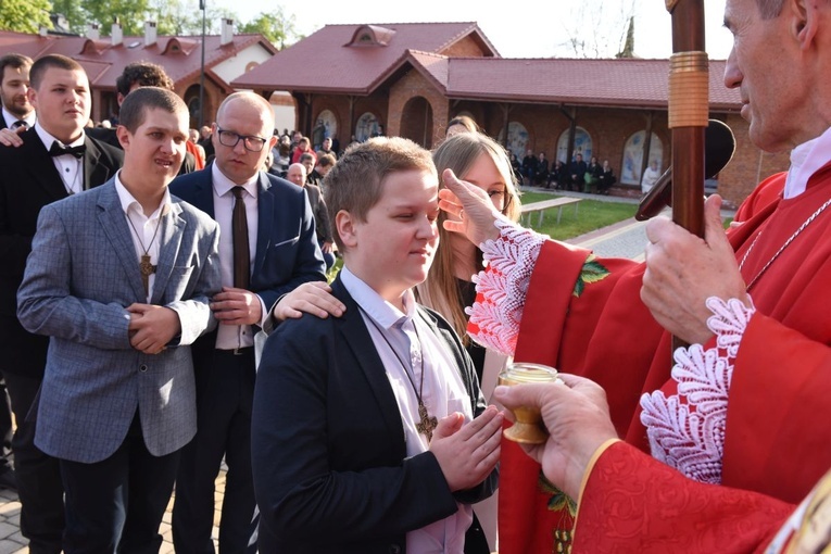 Bierzmowanie w Szczepanowie