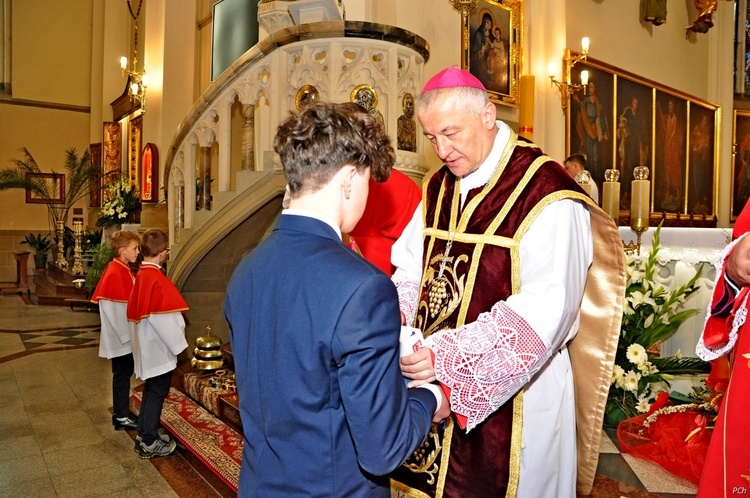 Bierzmowanie w Grybowie