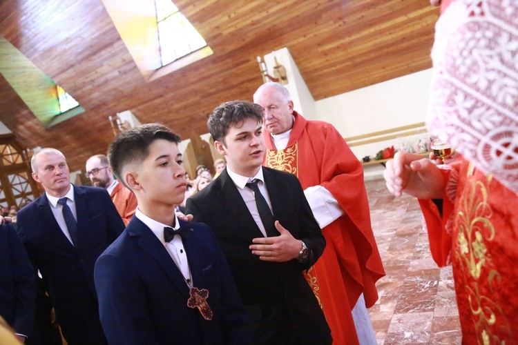 Bierzmowanie w Kąclowej