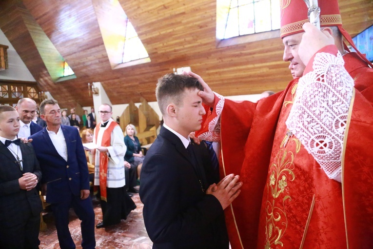 Bierzmowanie w Kąclowej