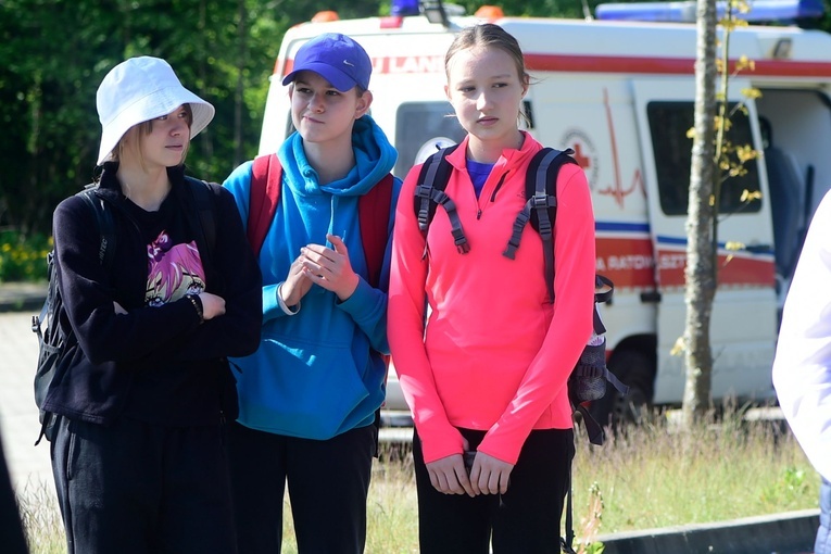 Pielgrzymka ósmoklasistów do Gietrzwałdu