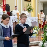 Błogosławieństwo sztandaru dla szkoły katolickiej w Słupsku