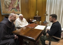 40 minut rozmowy papieża z prezydentem Ukrainy