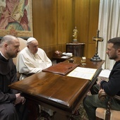 40 minut rozmowy papieża z prezydentem Ukrainy
