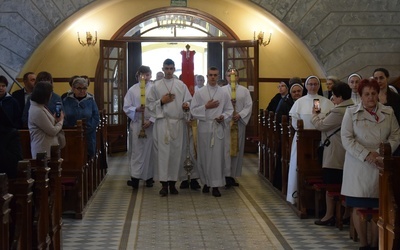 Pielgrzymka sióstr zakonnych oraz dziewic konsekrowanych.