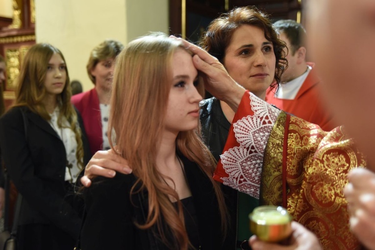 Bierzmowanie u św. Elżbiety w Starym Sączu