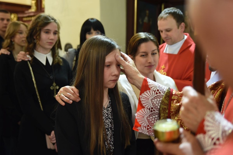 Bierzmowanie u św. Elżbiety w Starym Sączu