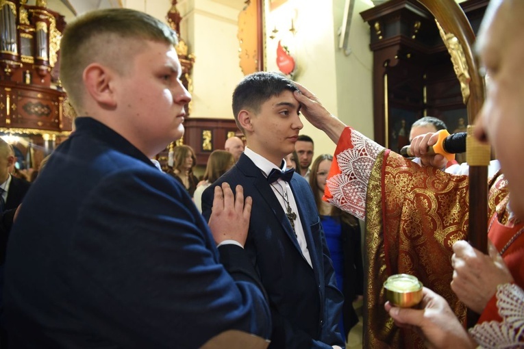 Bierzmowanie u św. Elżbiety w Starym Sączu