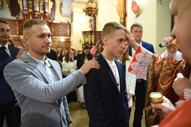 Bierzmowanie u św. Elżbiety w Starym Sączu