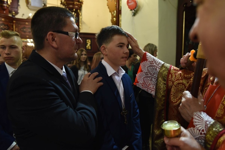 Bierzmowanie u św. Elżbiety w Starym Sączu