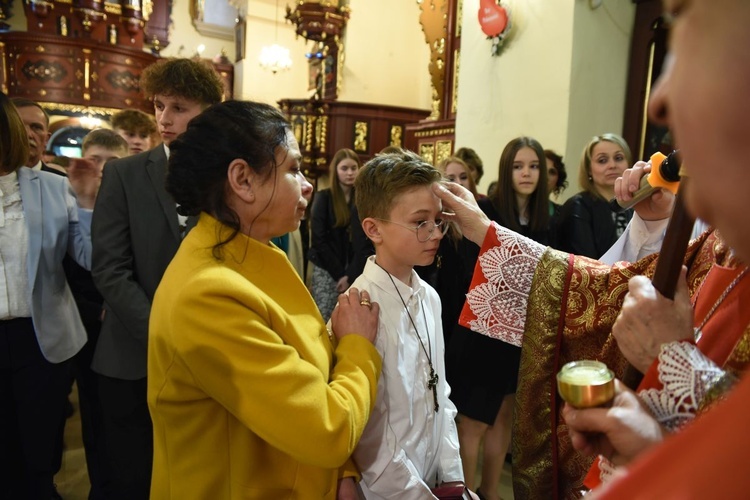 Bierzmowanie u św. Elżbiety w Starym Sączu