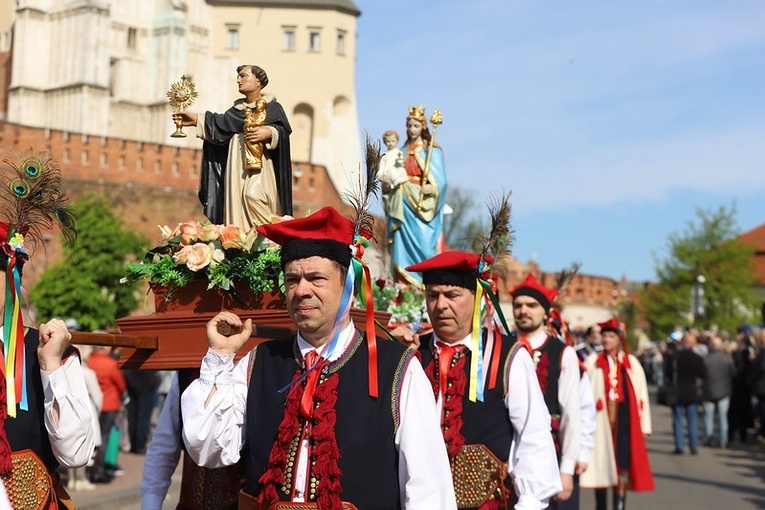 Procesja św. Stanisława z Wawelu na Skałkę